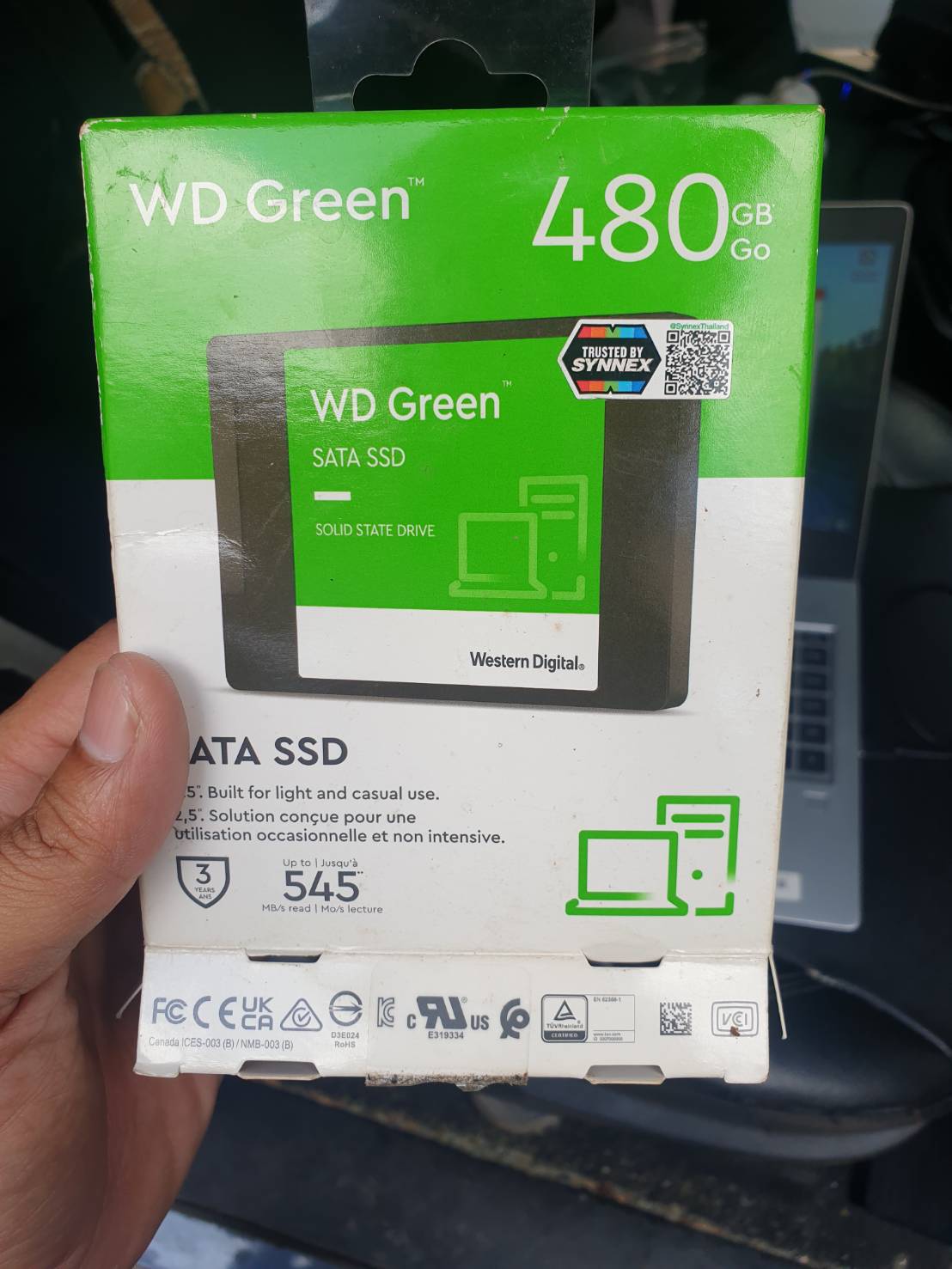 ขาย wd green ssd 480GB
