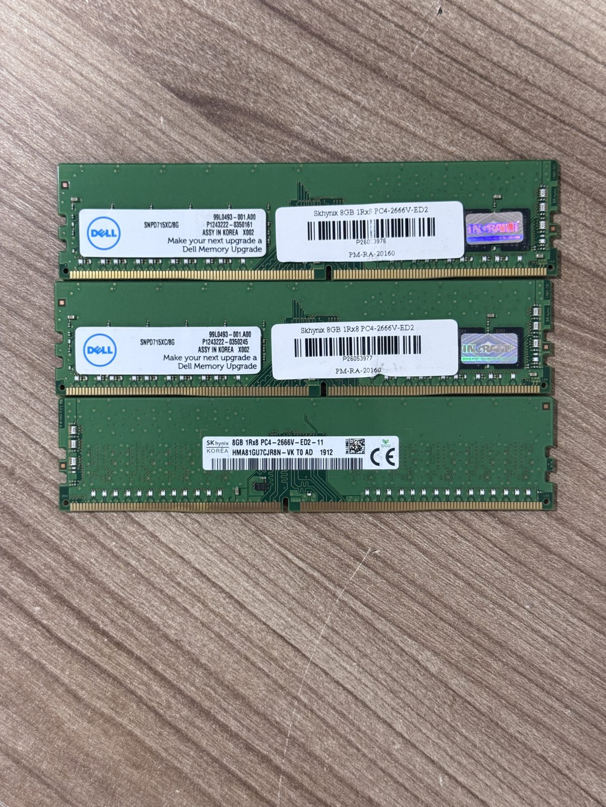 ขาย Skhynix 8GB 1Rx8 PC4-2666V-ED2