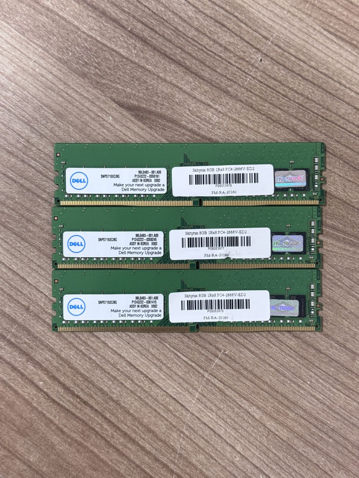 ขาย Skhynix 8GB 1Rx8 PC4-2666V-ED2 รูปที่ 2