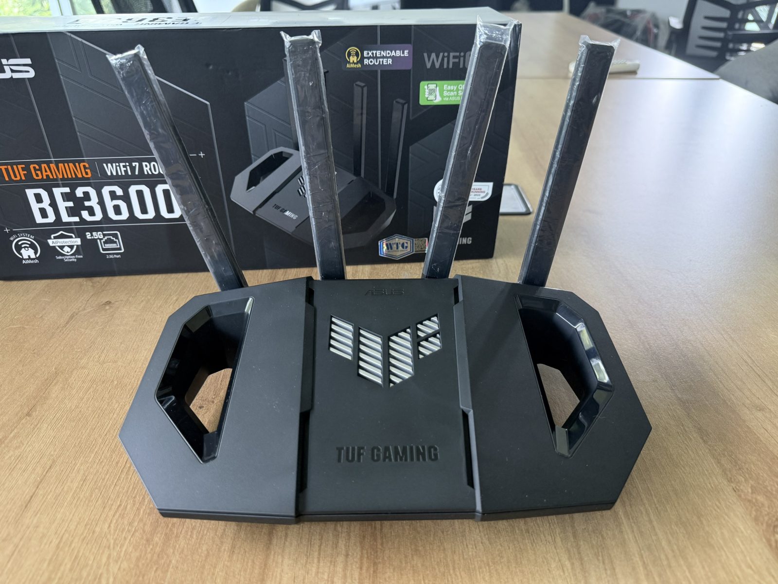 ขาย Asus TUF Gaming BE3600 + Adapter รูปที่ 2
