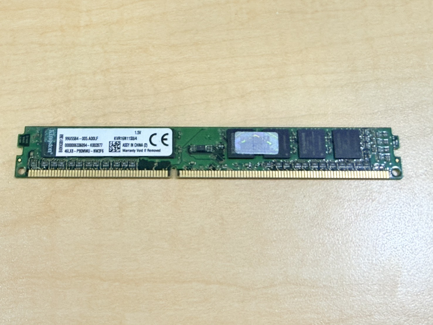 ขาย แรมพีซี Kingston KVR16N11S8/4G DDR3 รูปที่ 2