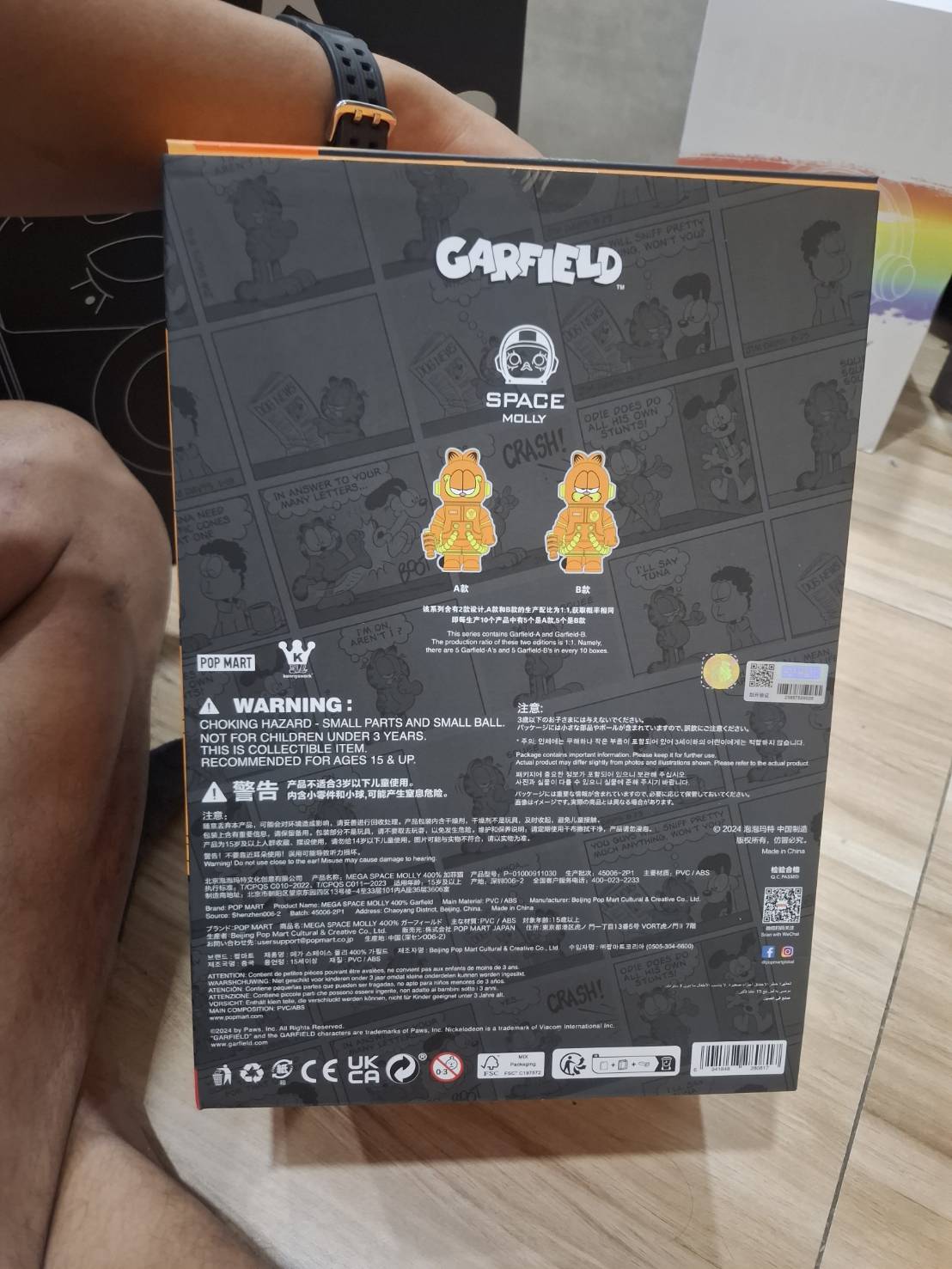 ขาย Pop Mart Mega Space Molly 400% x Garfield รูปที่ 8