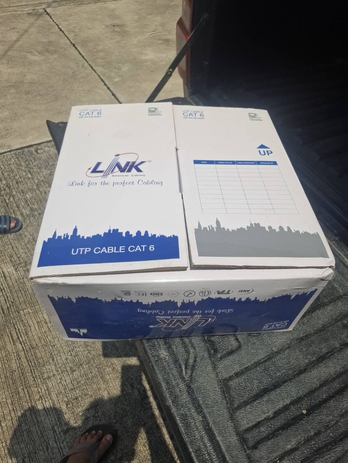 ขาย สายแลน CAT6 305 เมตรจาก LINK รุ่น US-9116LSZH