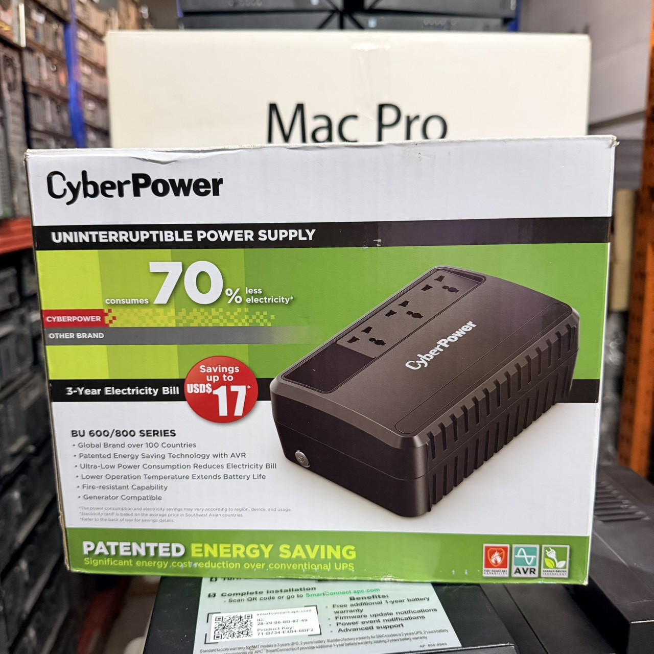 ขาย UPS Cyber Power BU600E 600VA / 360 Watt *** แบตเริ่มเสื่อม
