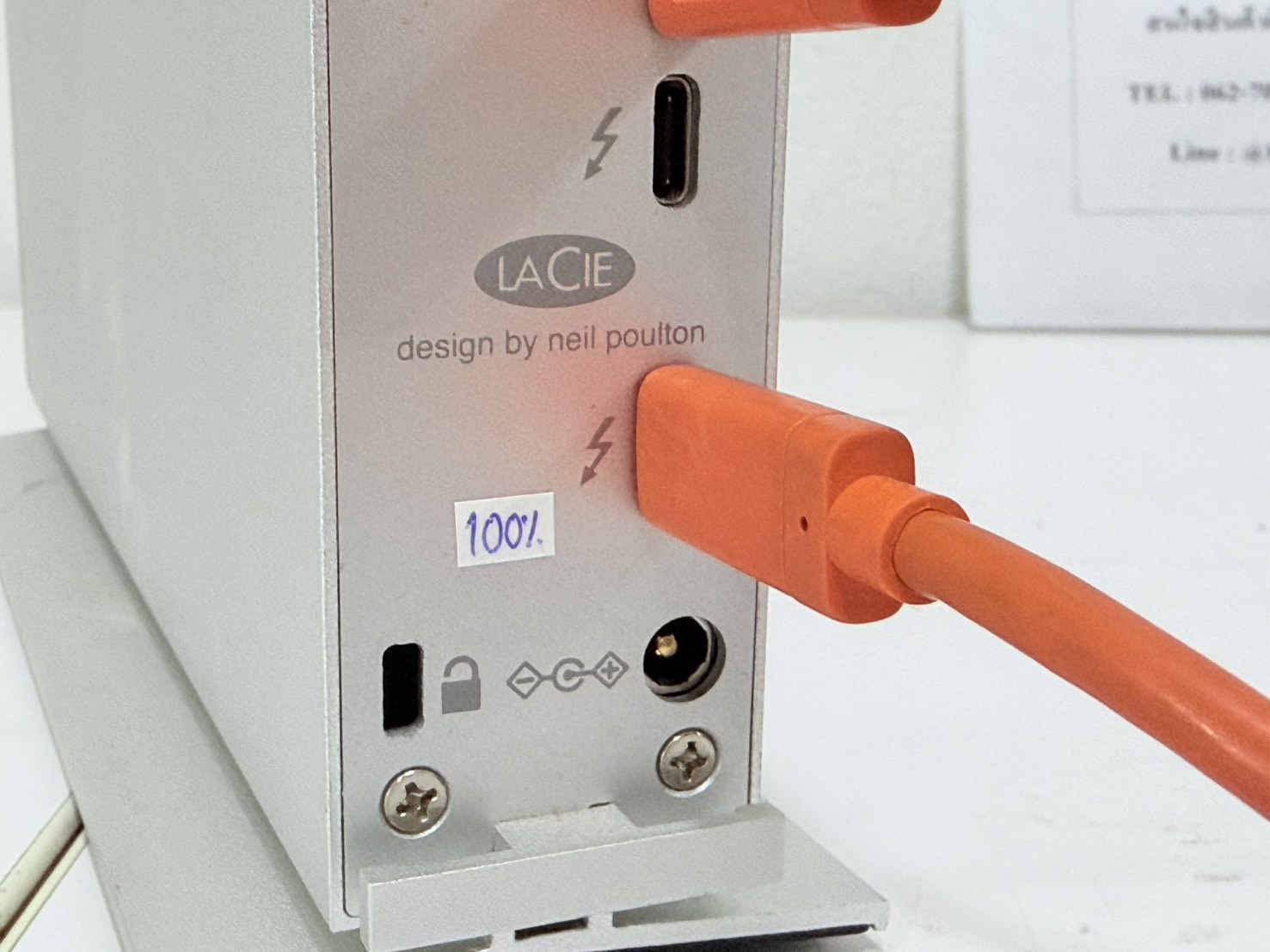 ขาย LaCie 8TB d2 Thunderbolt 3 Desktop Drive รูปที่ 2