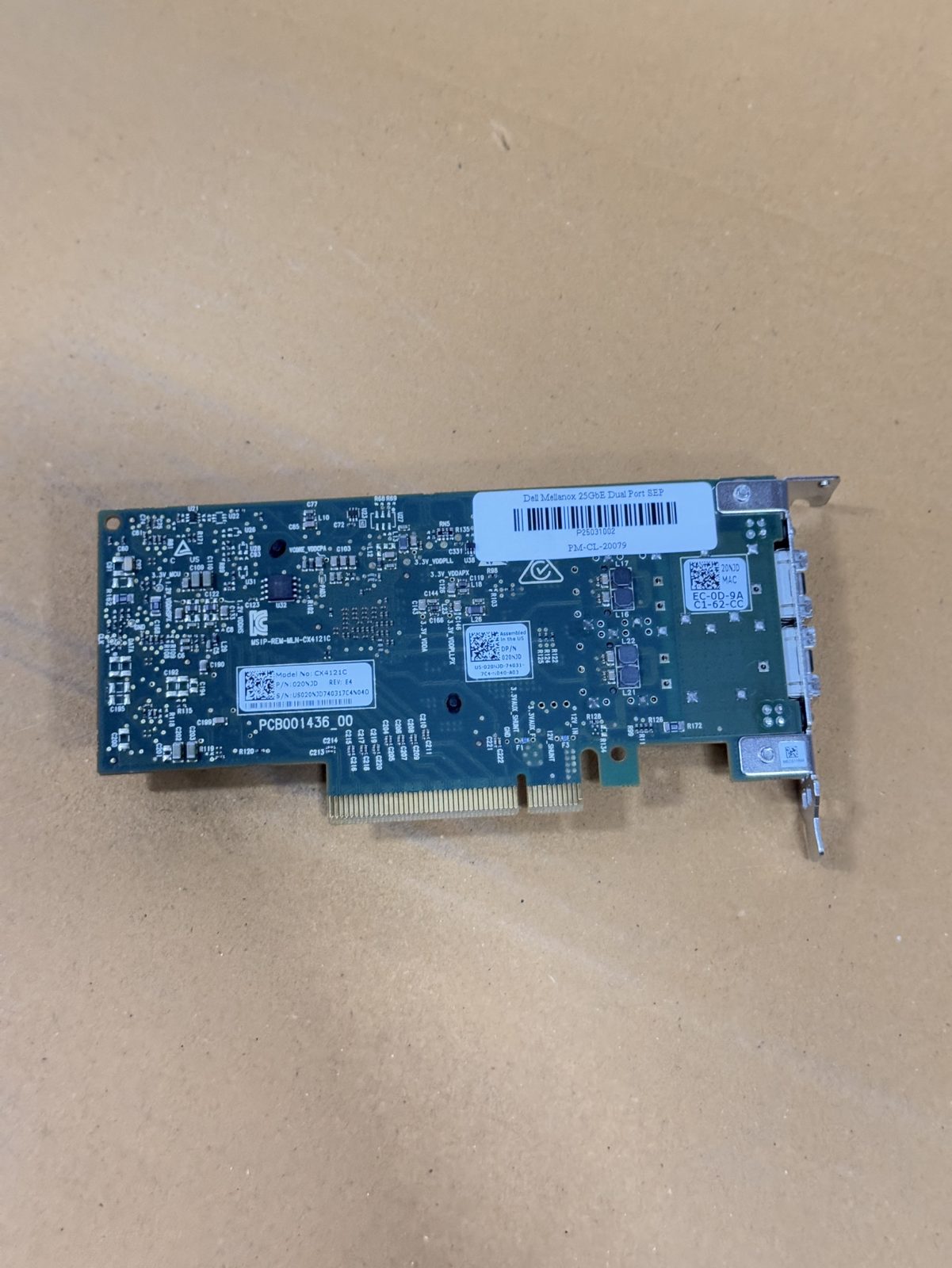 ขาย Dell Mellanox 25GbE Dual Port SEP รูปที่ 2