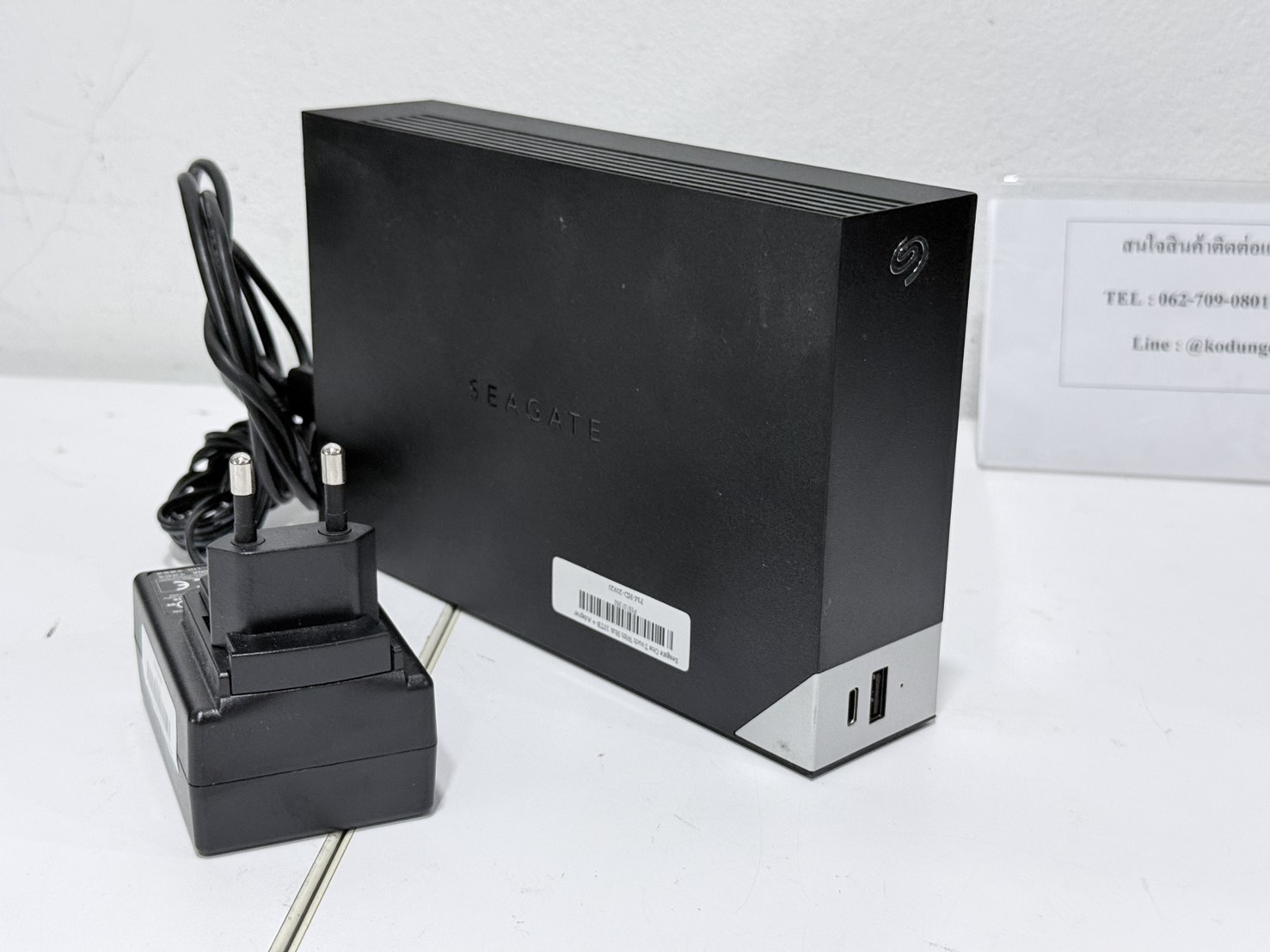 ขาย 10 TB EXTERNAL HDD (ฮาร์ดดิสก์ภายนอก) Seagate One Touch With Hub 10TB + Adapter