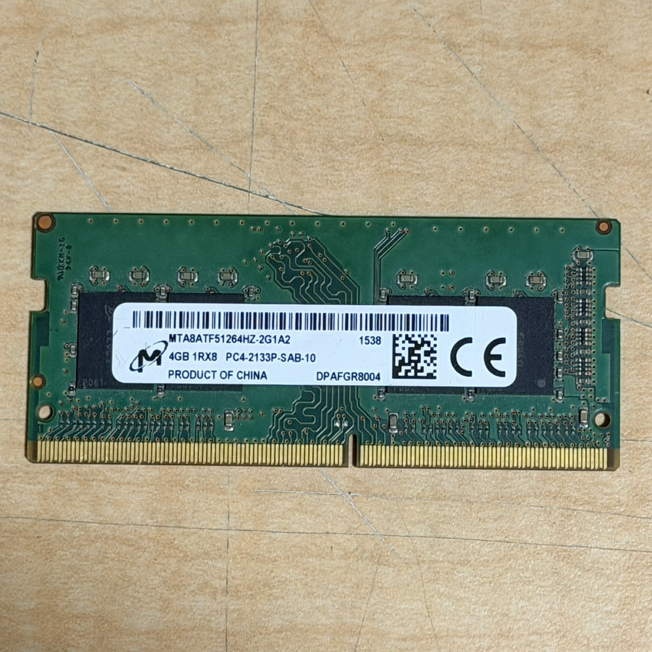 ขาย Ram NB Micron 4GB 1Rx8 PC4-2133P-SAB