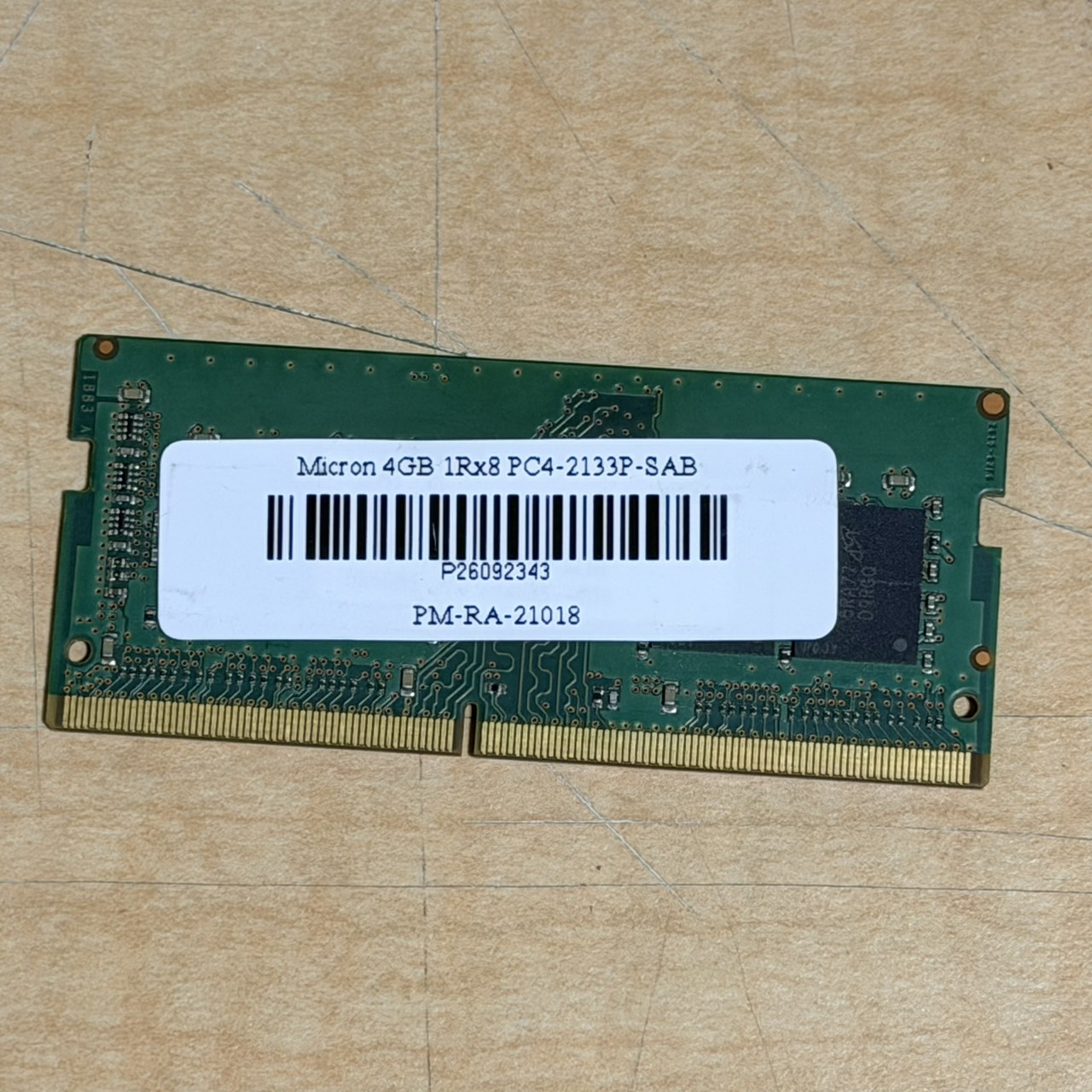ขาย Ram NB Micron 4GB 1Rx8 PC4-2133P-SAB รูปที่ 2
