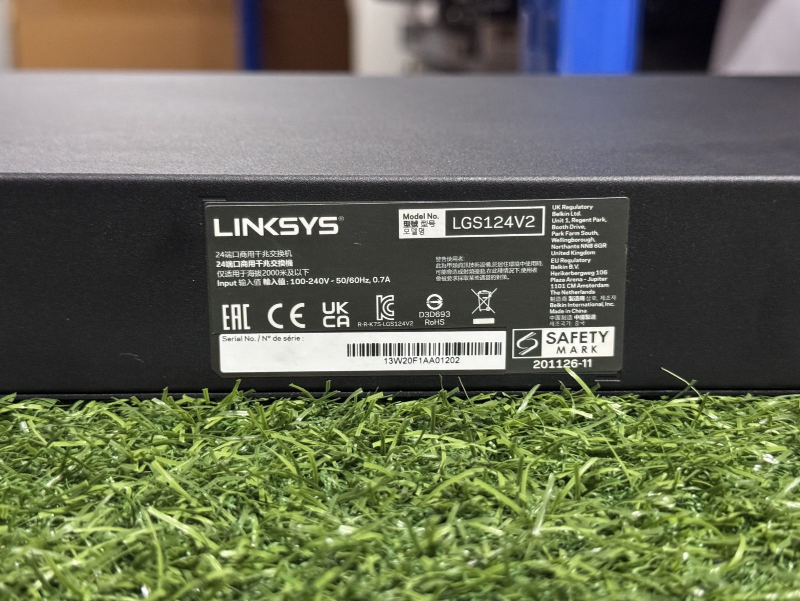 ขาย Linksys LGS124 24 Port Gigabit Switch รูปที่ 6