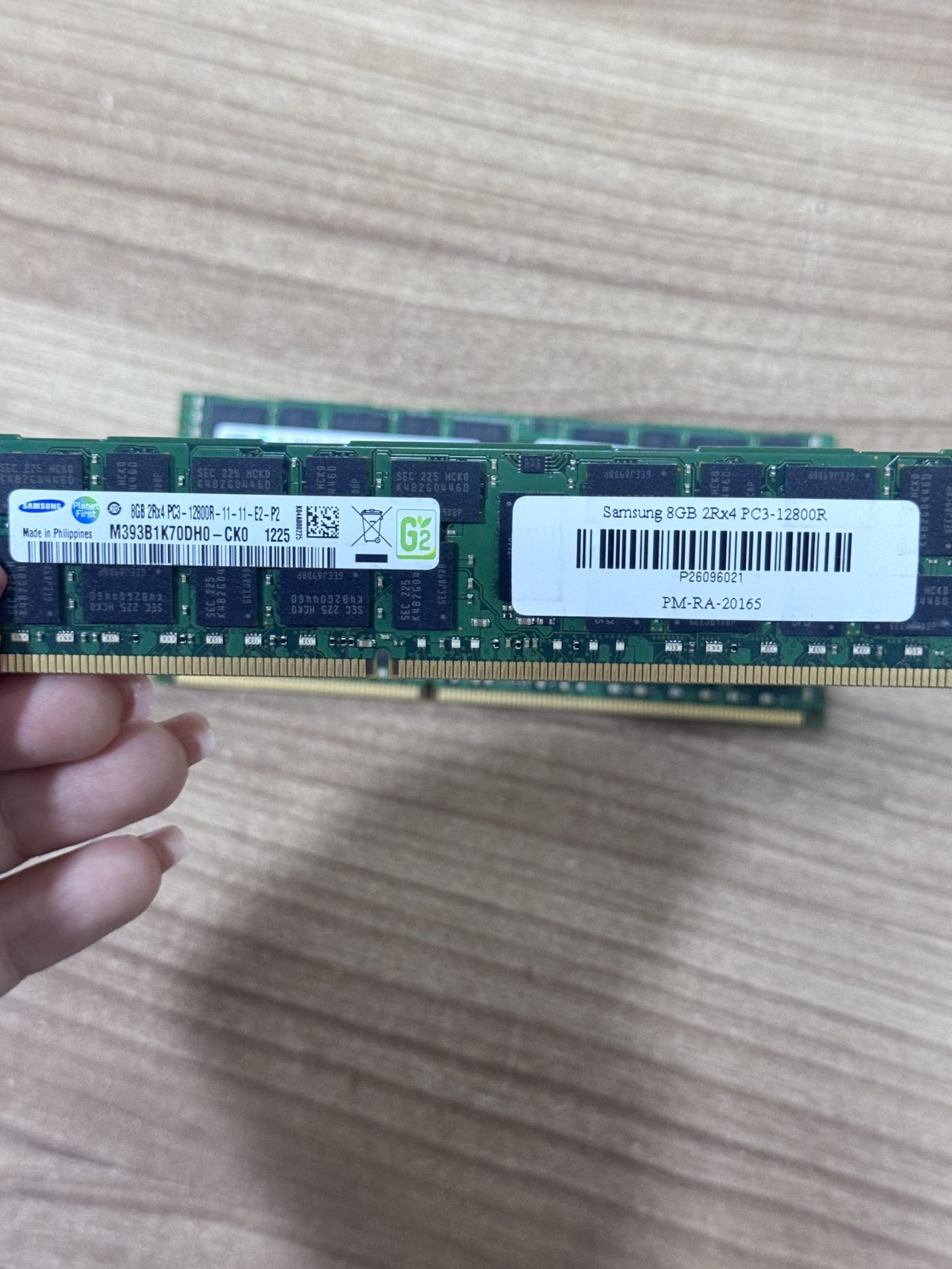 ขาย Samsung 8GB 2Rx4 PC3-12800R ***Ram Server รูปที่ 3