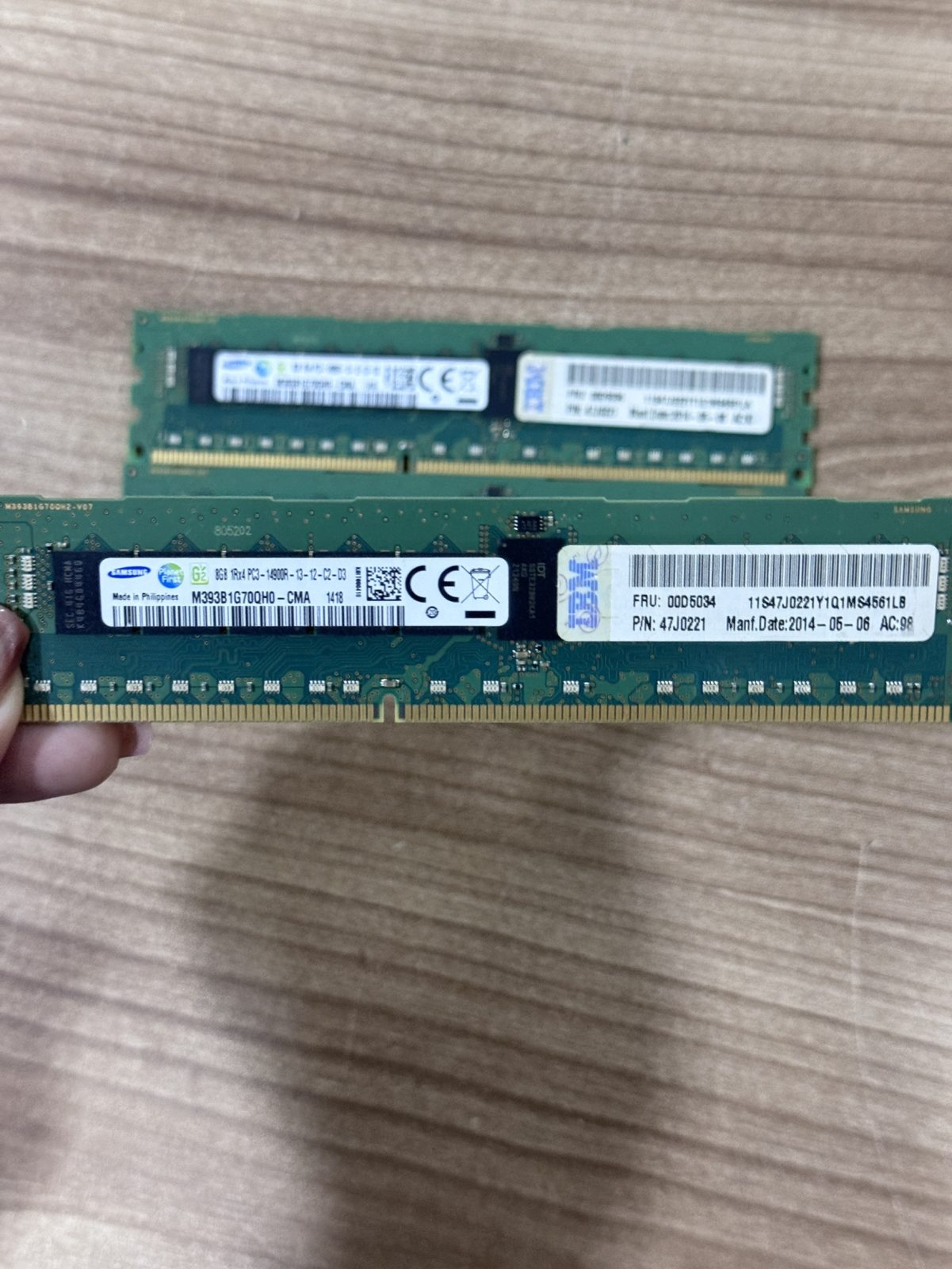 ขาย Samsung 8GB 1Rx4 PC3-14900R ***Ram Server รูปที่ 3