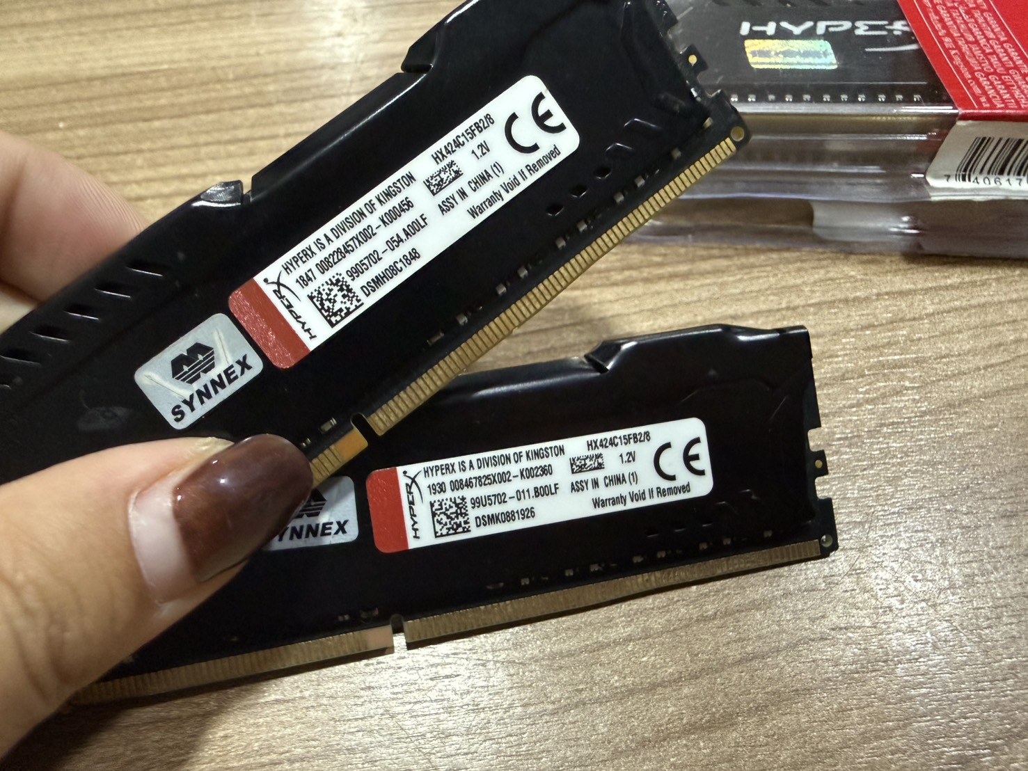 ขาย แรมพีซี DDR4 8GB Hyperx HX424C15FB2/8GB