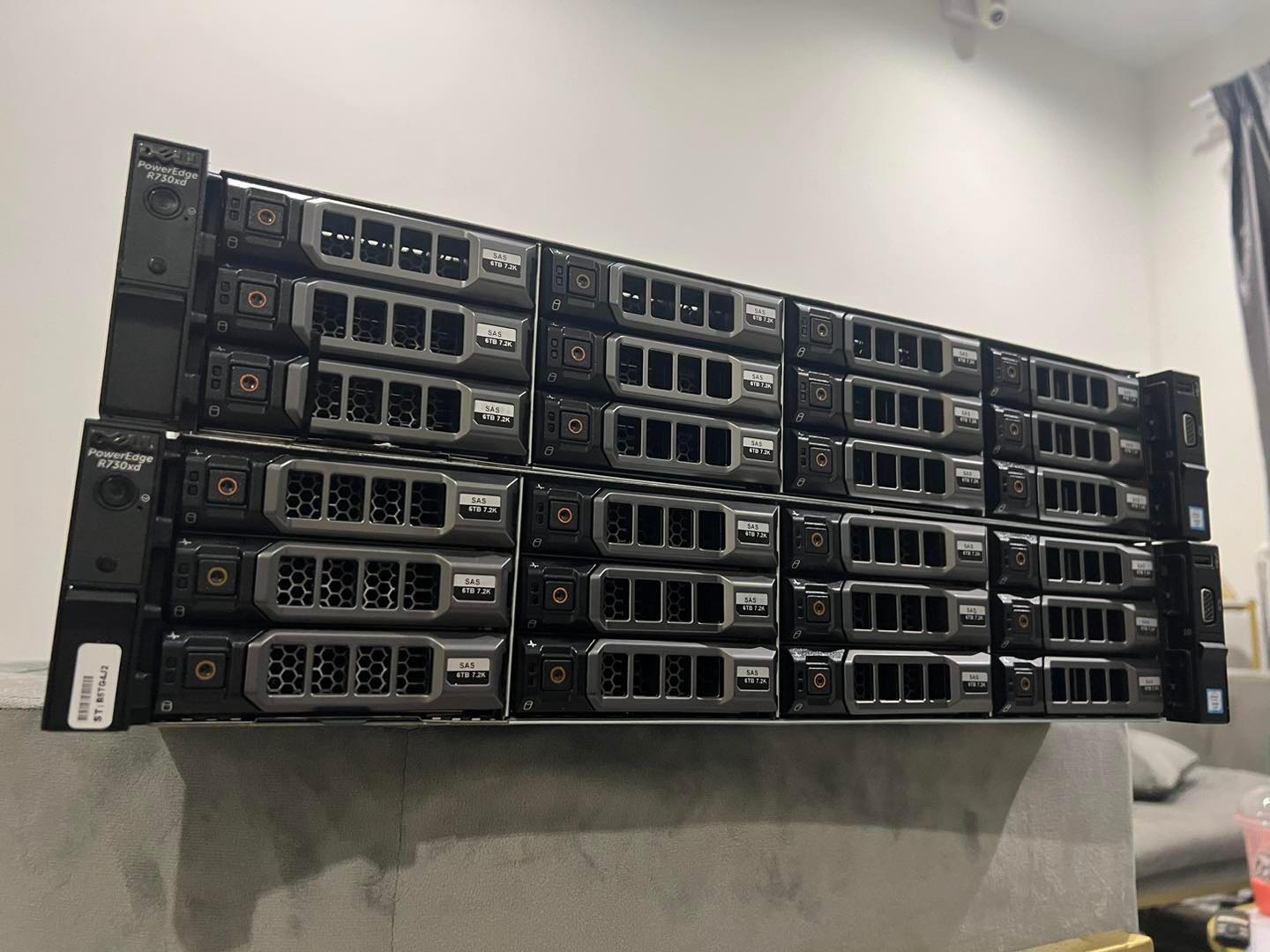 ขาย Dell R730xd E5-2620v4 ไม่มีแรม ไม่มี hdd tray x12  power x2