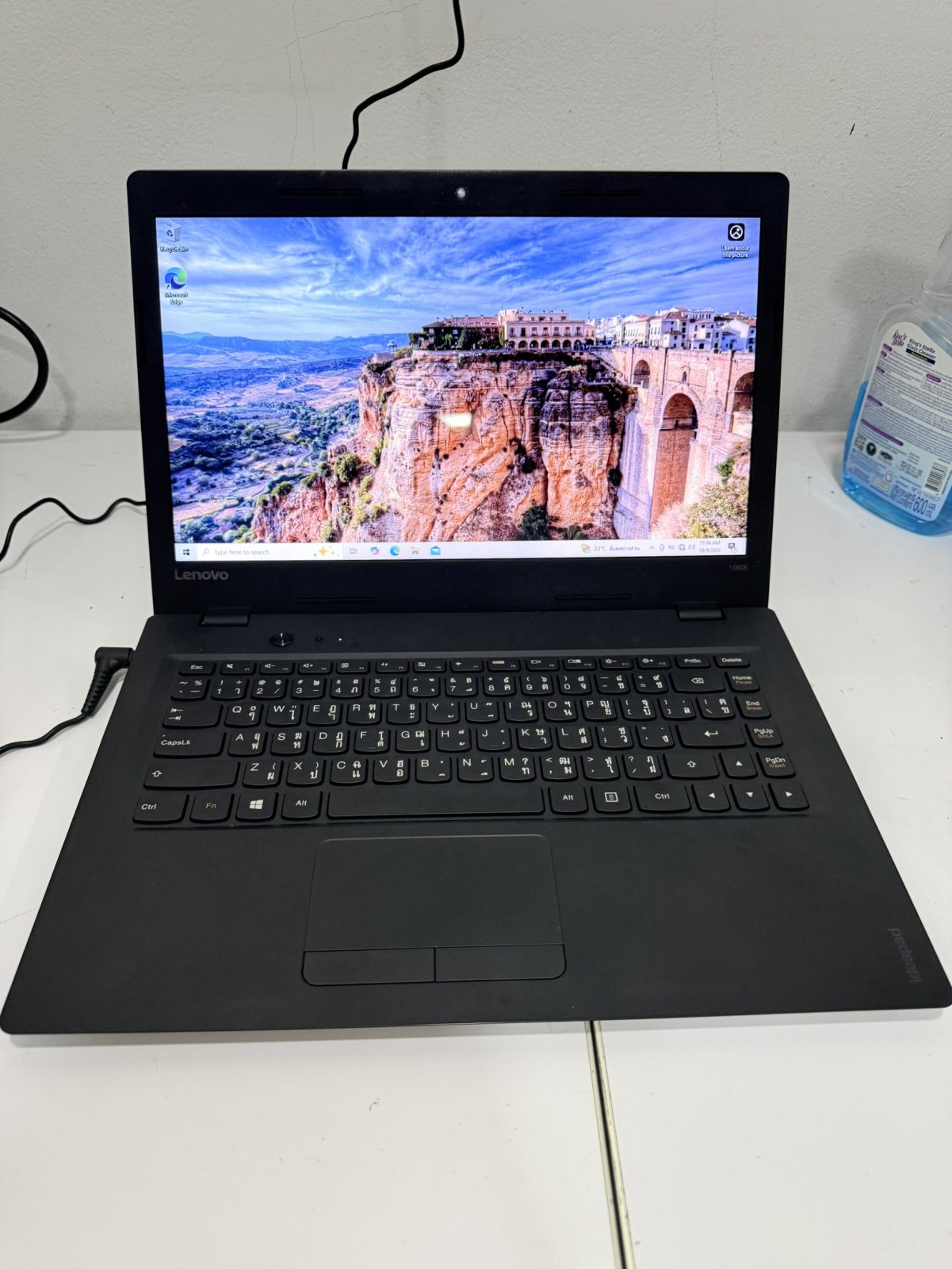ขาย Lenovo ideapad 100S(Pentium N3710/4GB/128GB)+Adapter แบตไม่เก็บไฟ