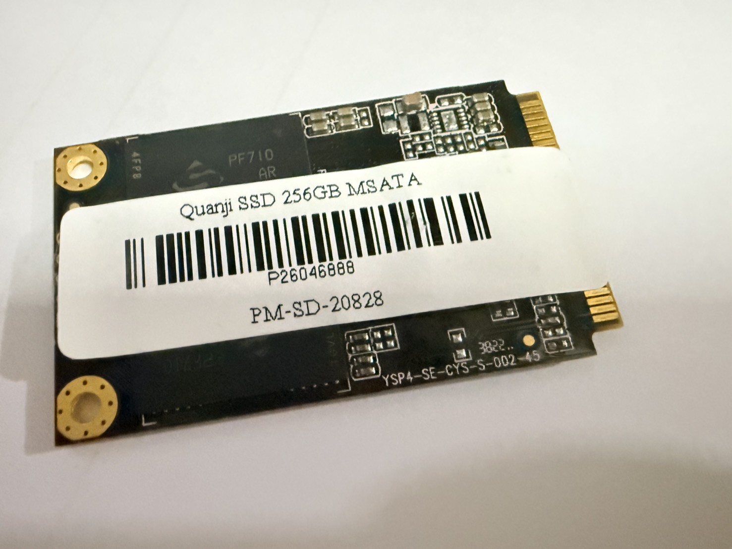 ขาย เอสเอสดี mSATA SSD Quanji SSD 256GB MSATA รูปที่ 2
