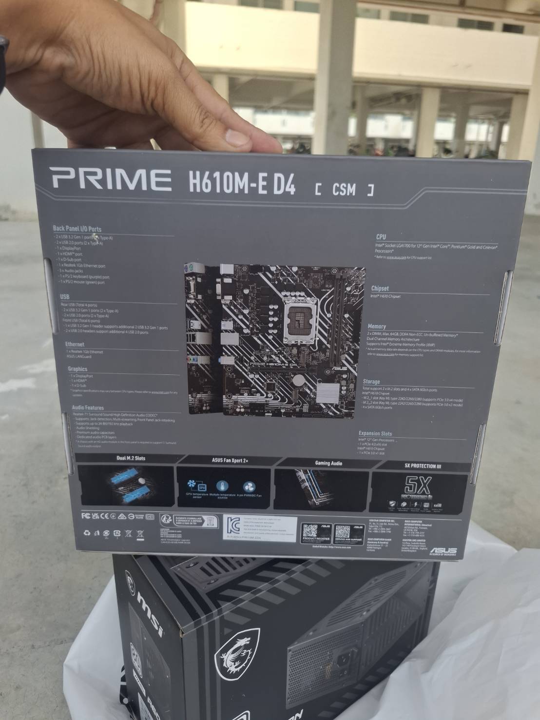 ขาย ASUS PRIME H610M-E D4-CSM รูปที่ 2