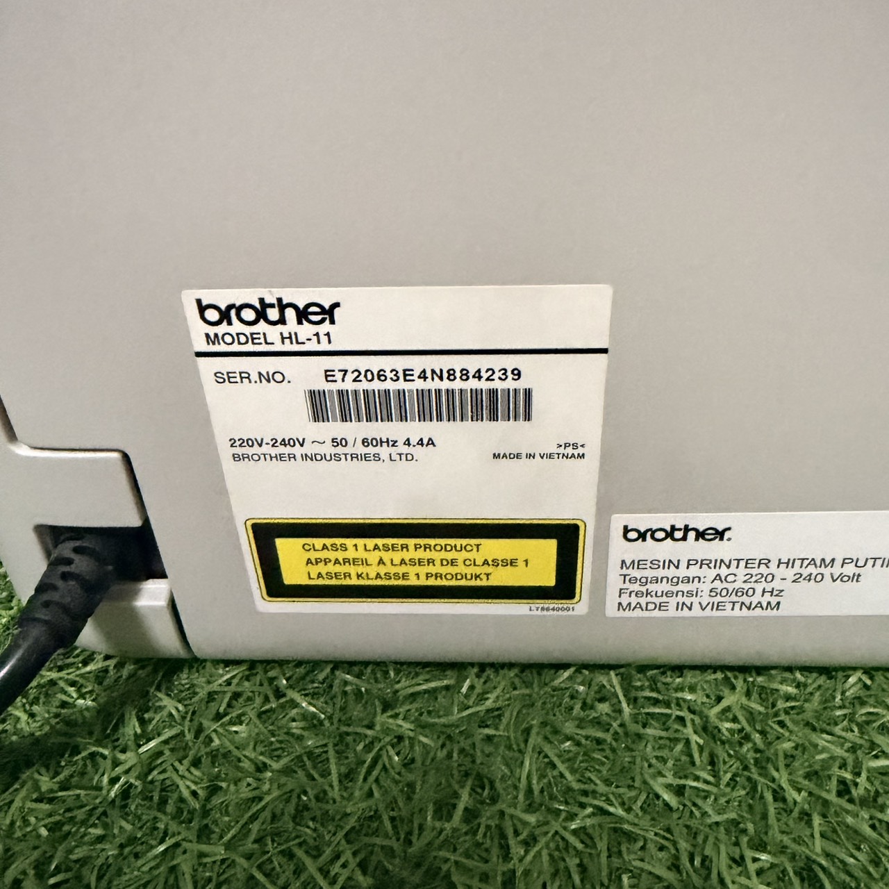 ขาย Brother HL-1110  Laser Printer *** หมึกใกล้หมด รูปที่ 4