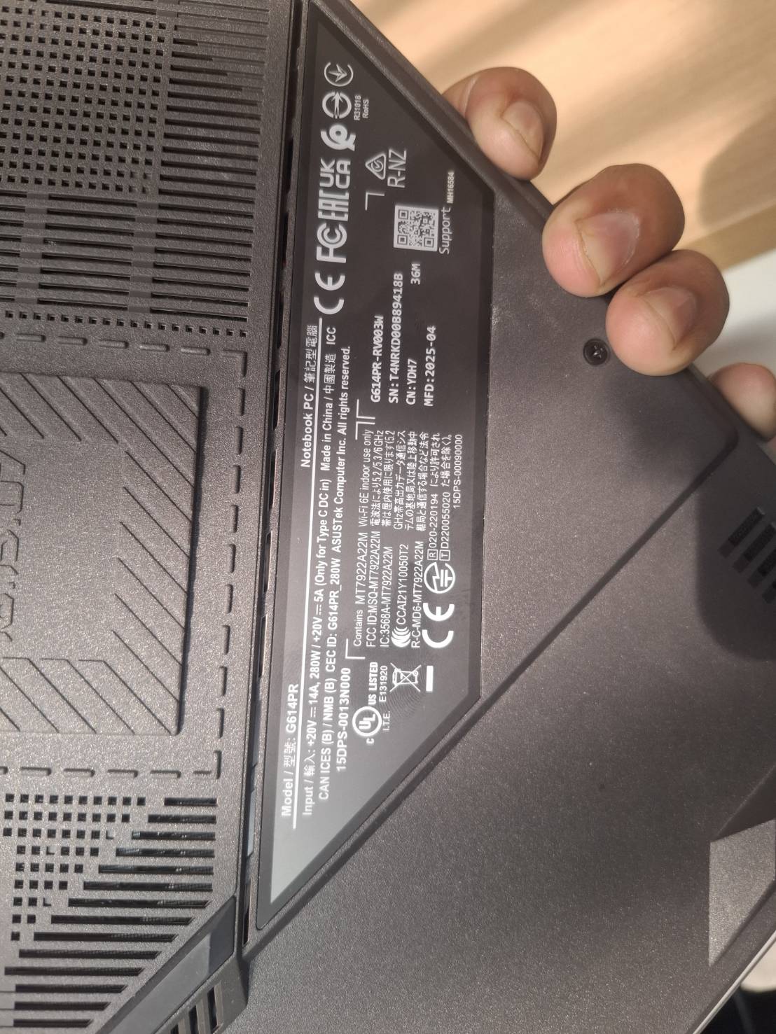 ขาย Notebook ASUS ROG STRIX G16 G614PR-TS113W รูปที่ 10