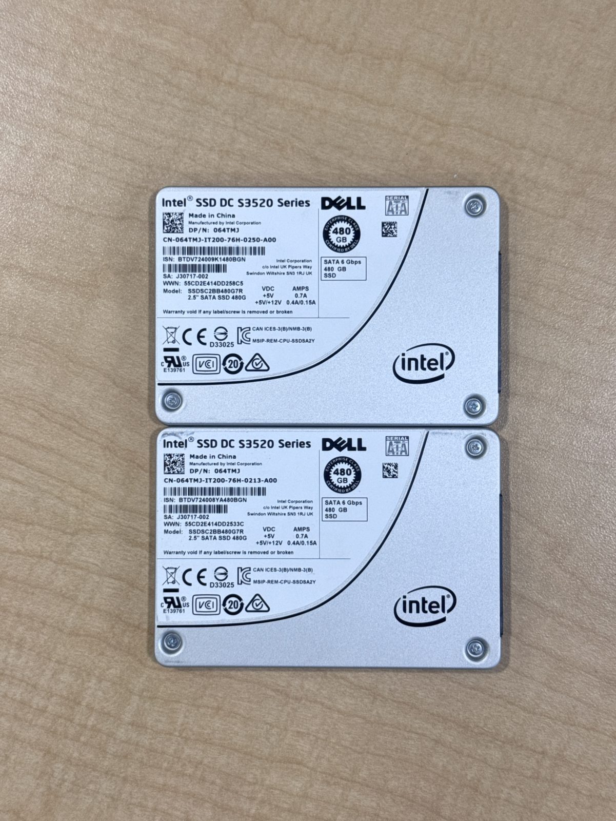ขาย Dell SSD 480GB 2.5 SATA 6Gbps ***สำหรับ Server
