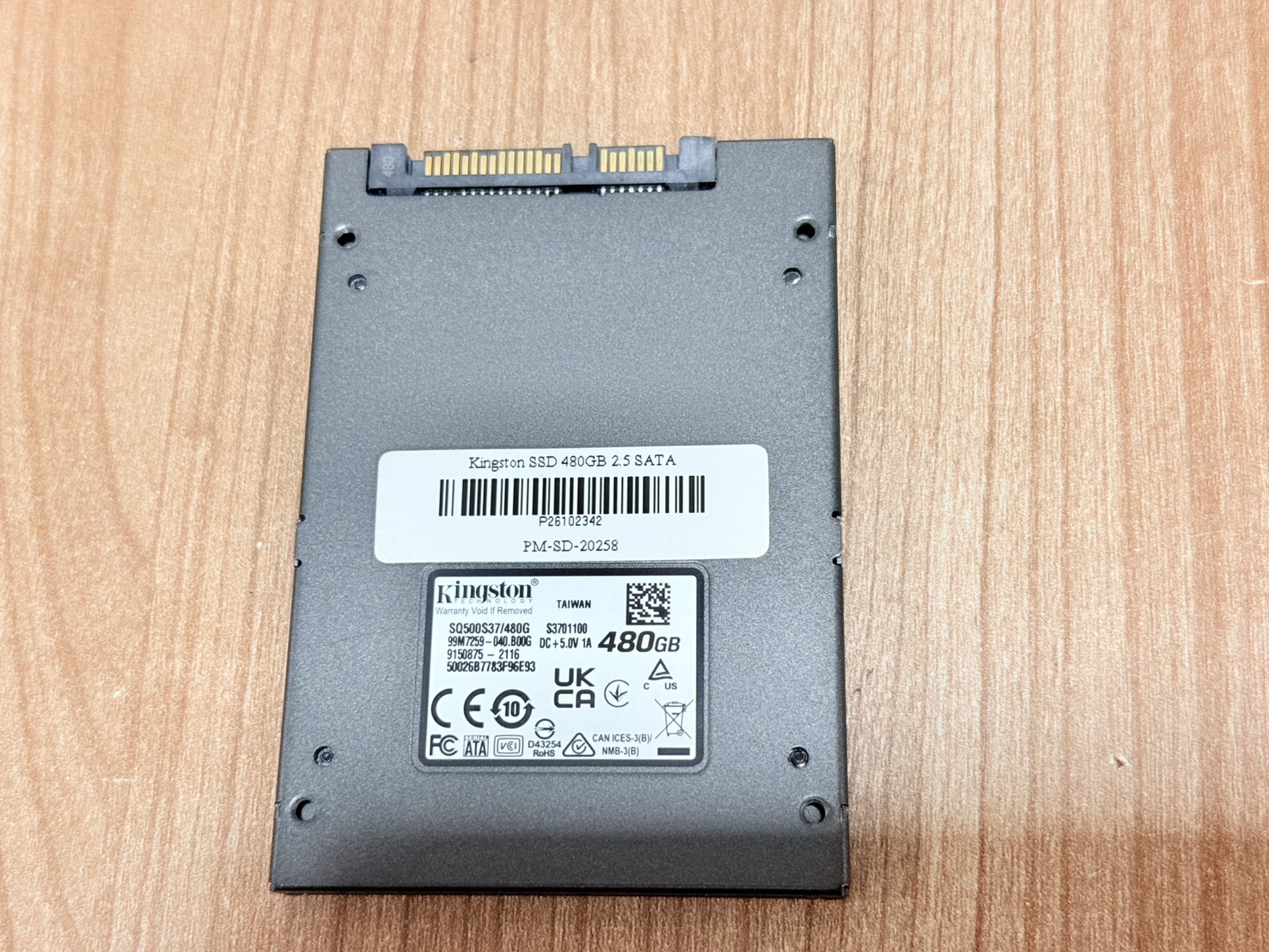ขาย Kingston SSD 480GB 2.5 SATA รูปที่ 2