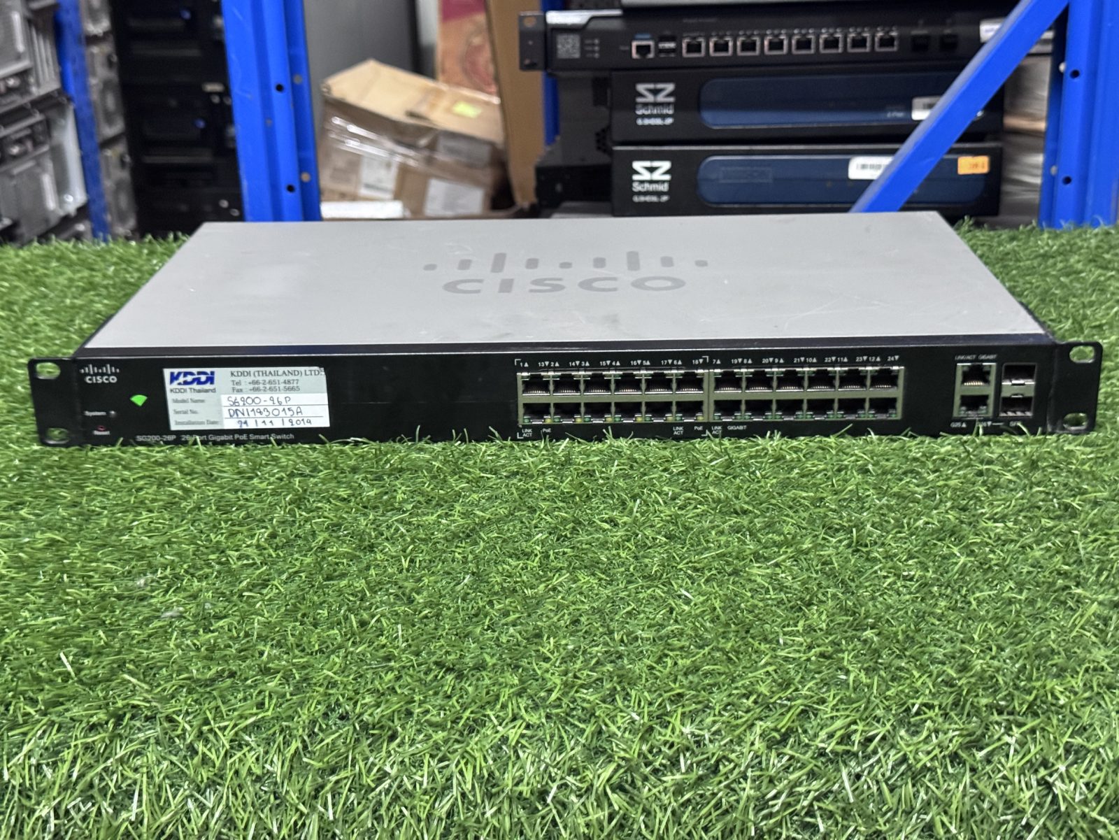 ขาย Cisco (SG200-26P) 26-Port Gigabit PoE Smart Switch