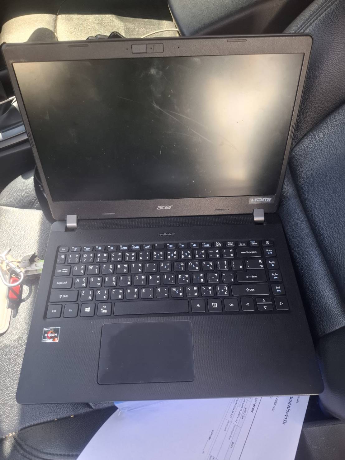 ขาย notabook Acer ryzen pro 4650u ram 8GB ssd 256GB รูปที่ 6