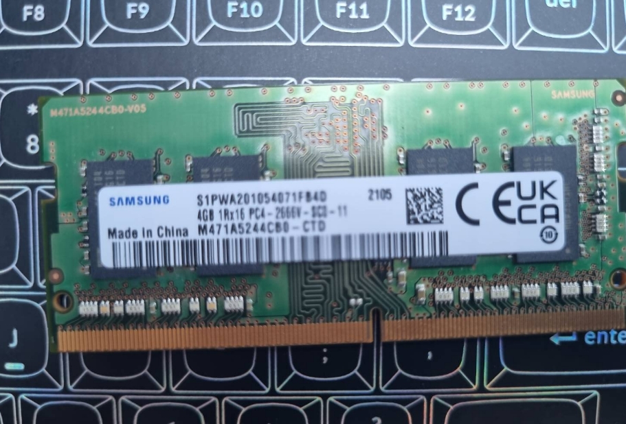 ขาย Ram notebook Samsung 4GB  pc4-2666v