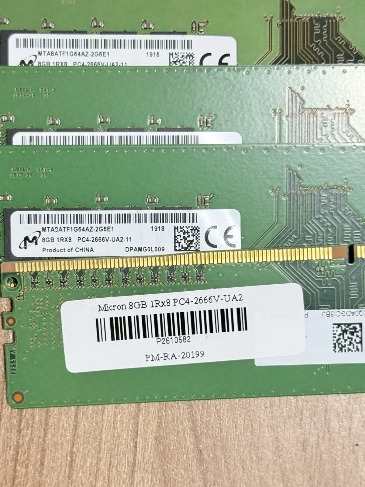 ขาย Micron 8GB 1Rx8 PC4-2666V-UA2 รูปที่ 3