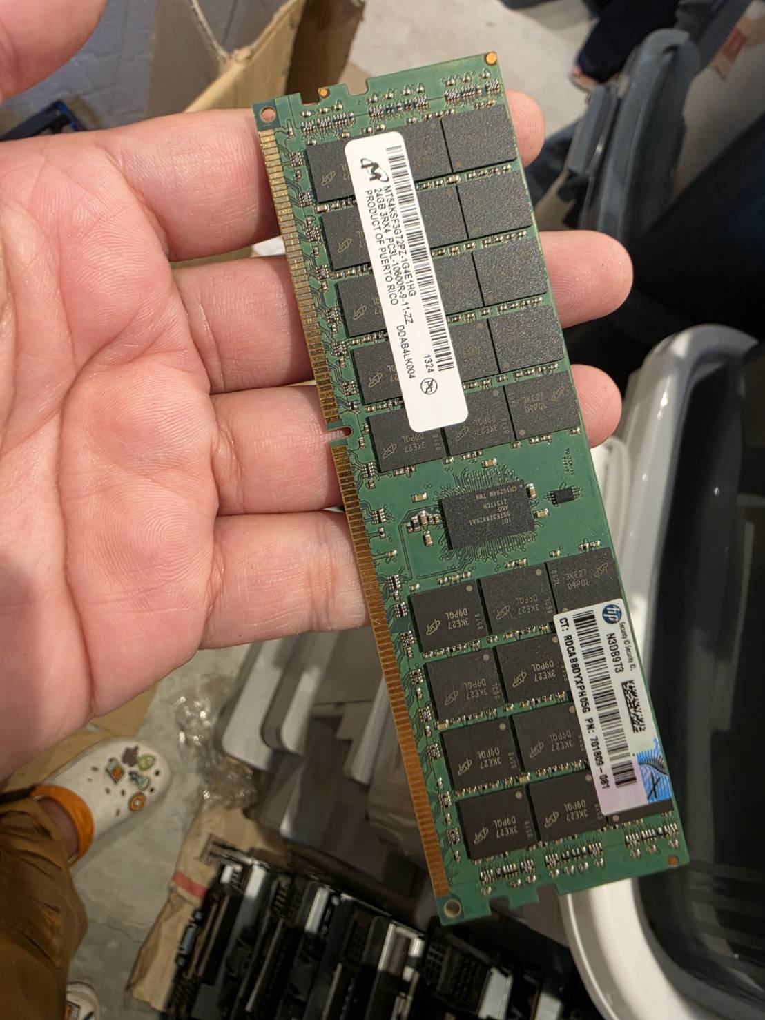 ขาย Ram Server micron ddr3 10600R 24 Gb