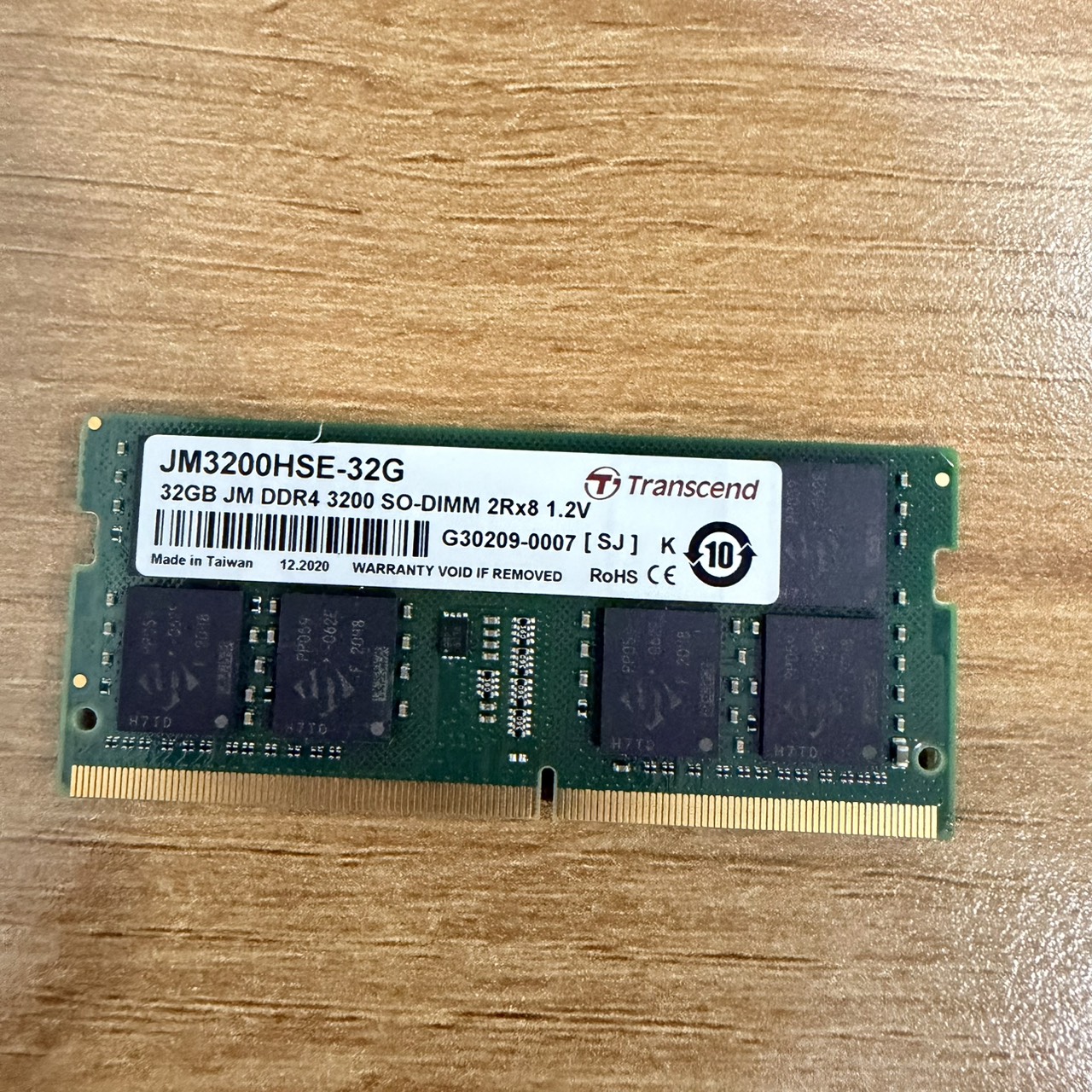 ขาย Ram NB Transcend 32GB 2Rx8 DDR4 3200 SO-DIMM