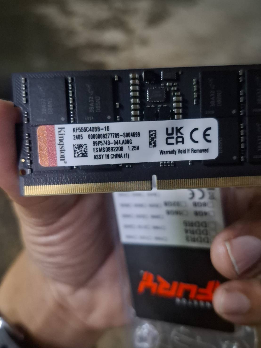 ขาย RAM DDR5(5600) 16GB KINGSTON FURY BEAST (KF556C40BB-16) รูปที่ 3