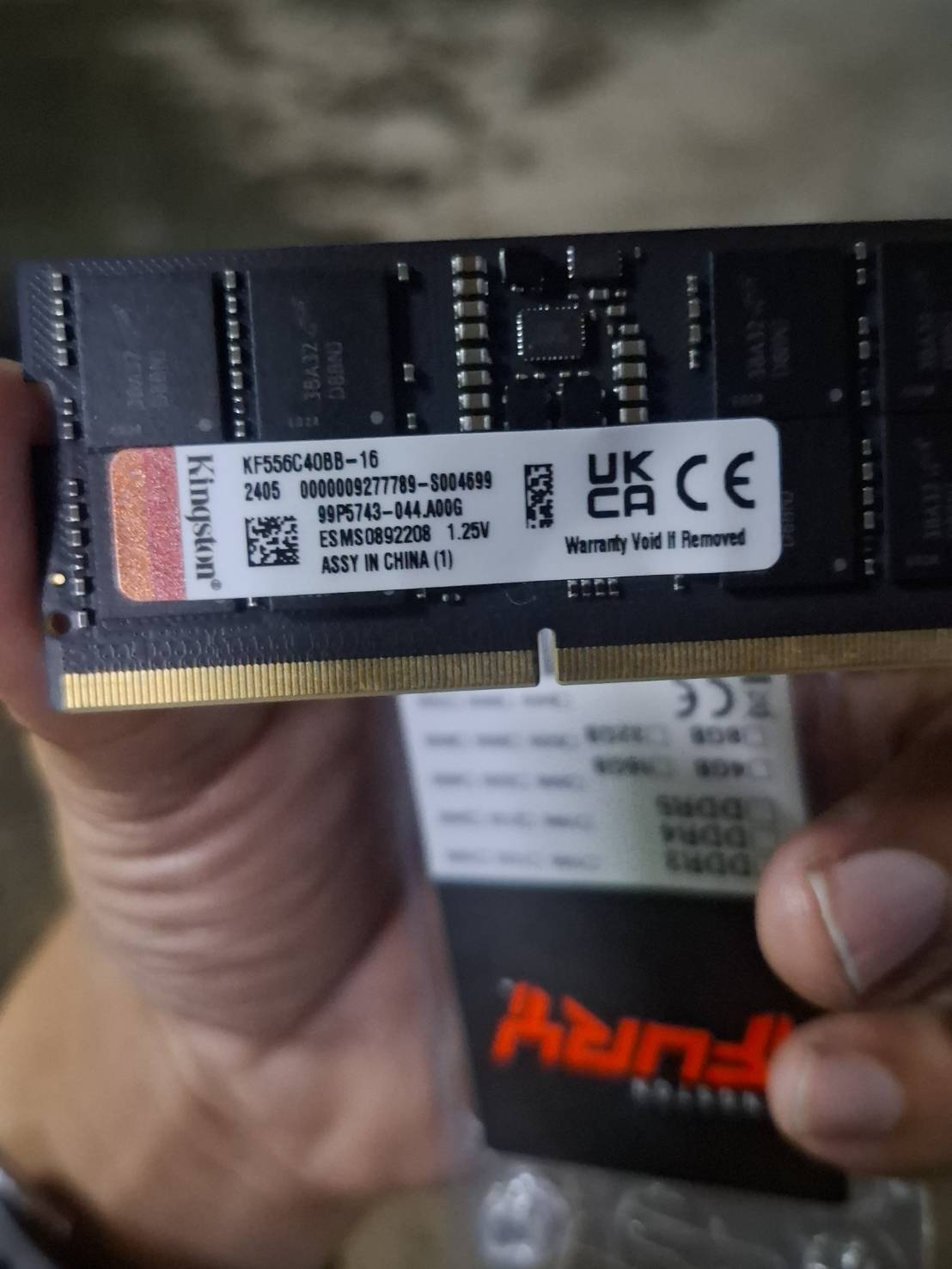 ขาย RAM DDR5(5600) 16GB KINGSTON FURY BEAST (KF556C40BB-16) รูปที่ 4