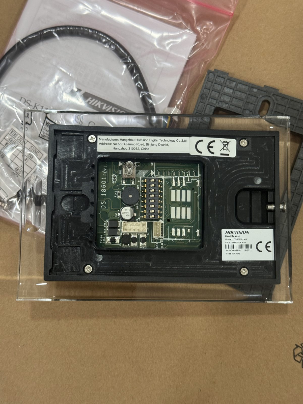 ขาย Hikvision Door Access Reader (DS-K1101MK) รูปที่ 2