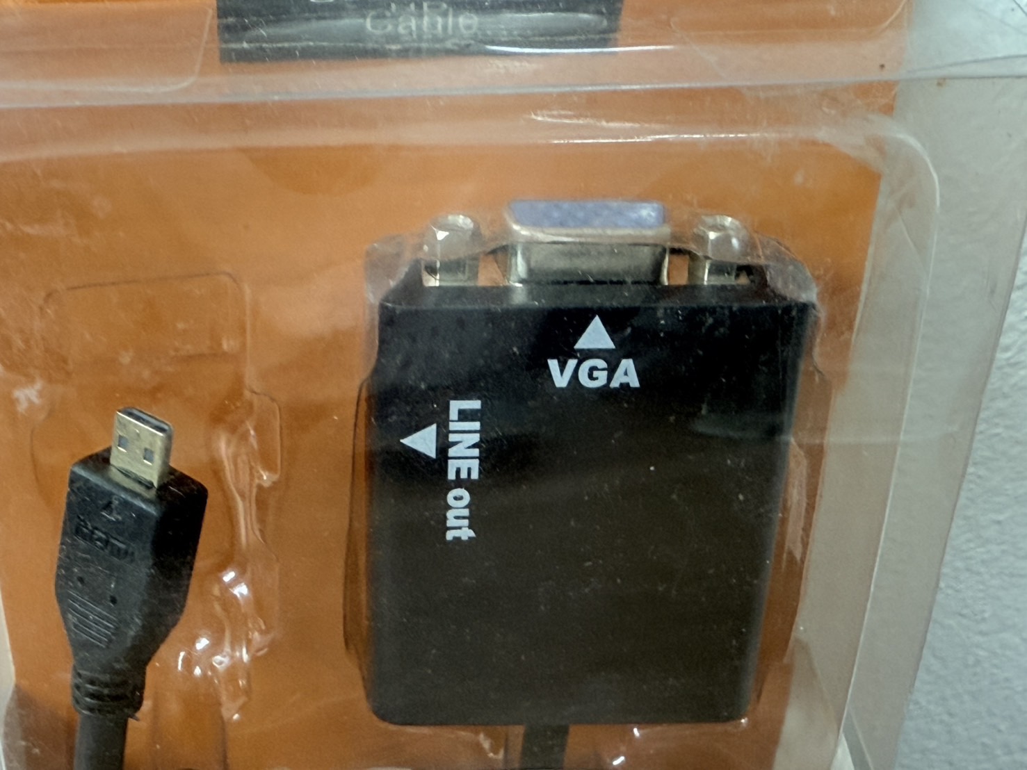 ขาย สายแปลง Mini HDMI to VGA รูปที่ 2