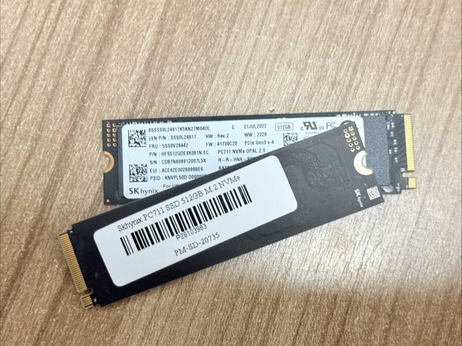 ขาย Skhynix PC711 SSD 512GB M.2 NVMe รูปที่ 3