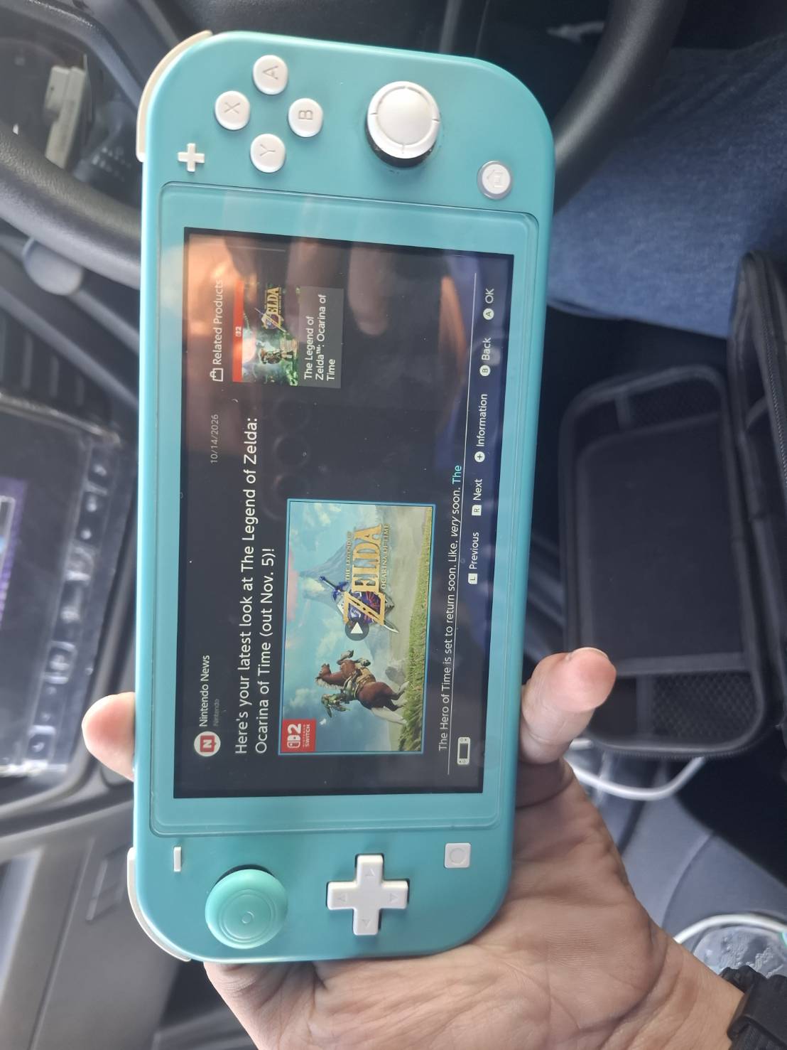ขาย  Nintendo Switch สีเทอร์ควอยซ์ รูปที่ 2