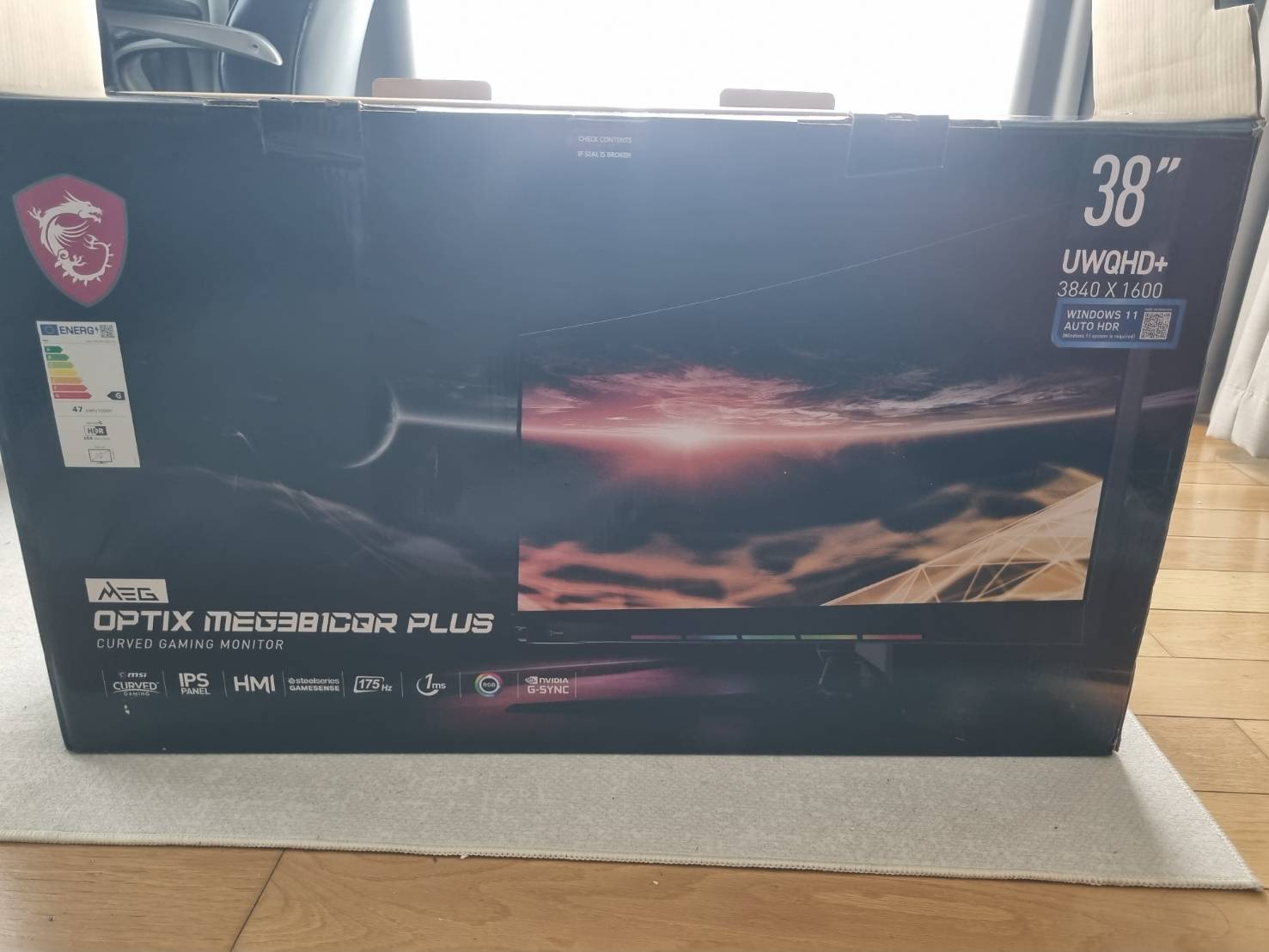 ขาย MONITOR (จอมอนิเตอร์) MSI OPTIX MEG381CQR PLUS - 37.5 INCH IPS UWQHD+ 175Hz CURVED G-SYNC ULTIMATE
