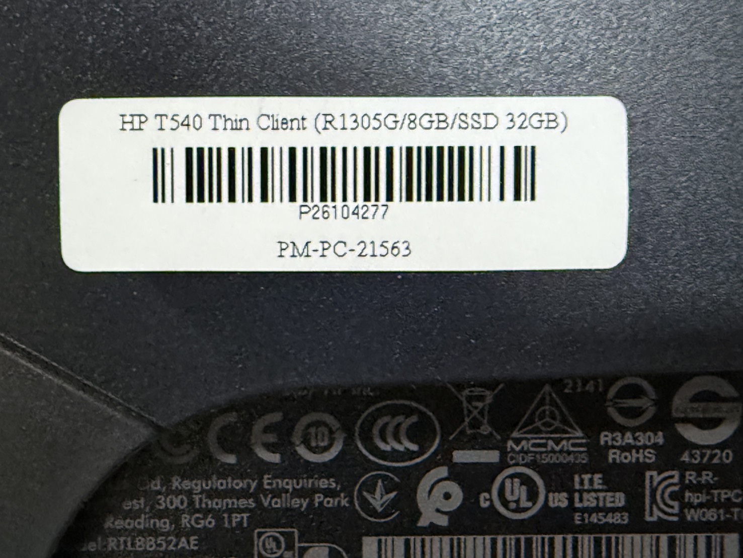 ขาย HP T540 Thin Client (R1305G/8GB/SSD 32GB)+ Adapter รูปที่ 6