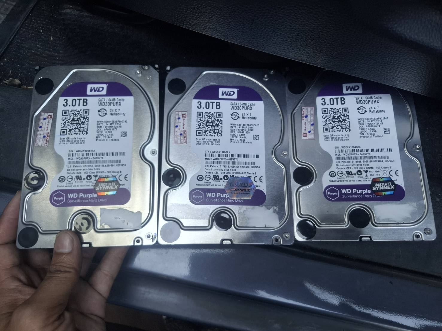ขาย harddisk wd purple 3TB