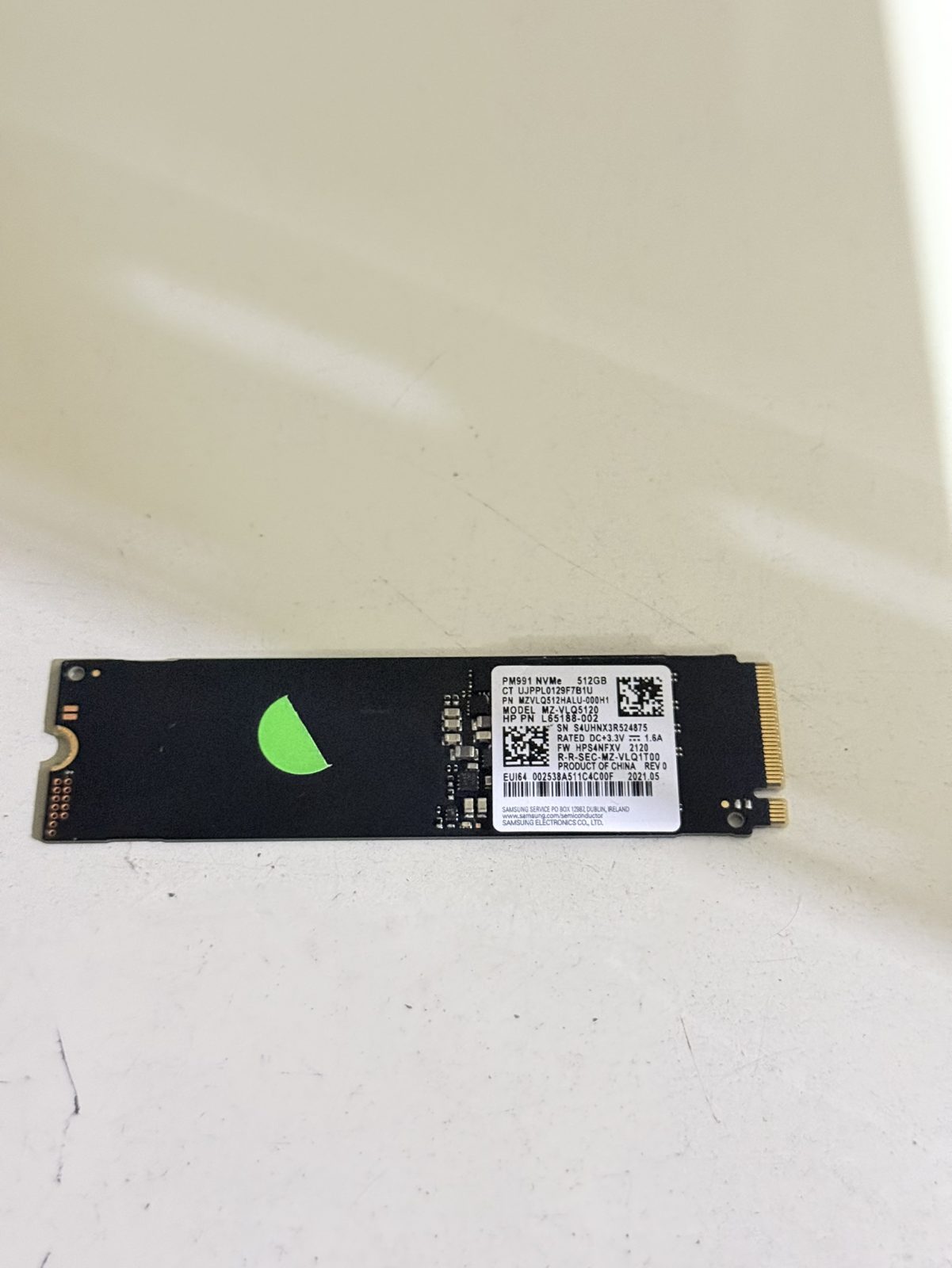 ขาย Samsung PM991 SSD 512GB M.2 NVMe