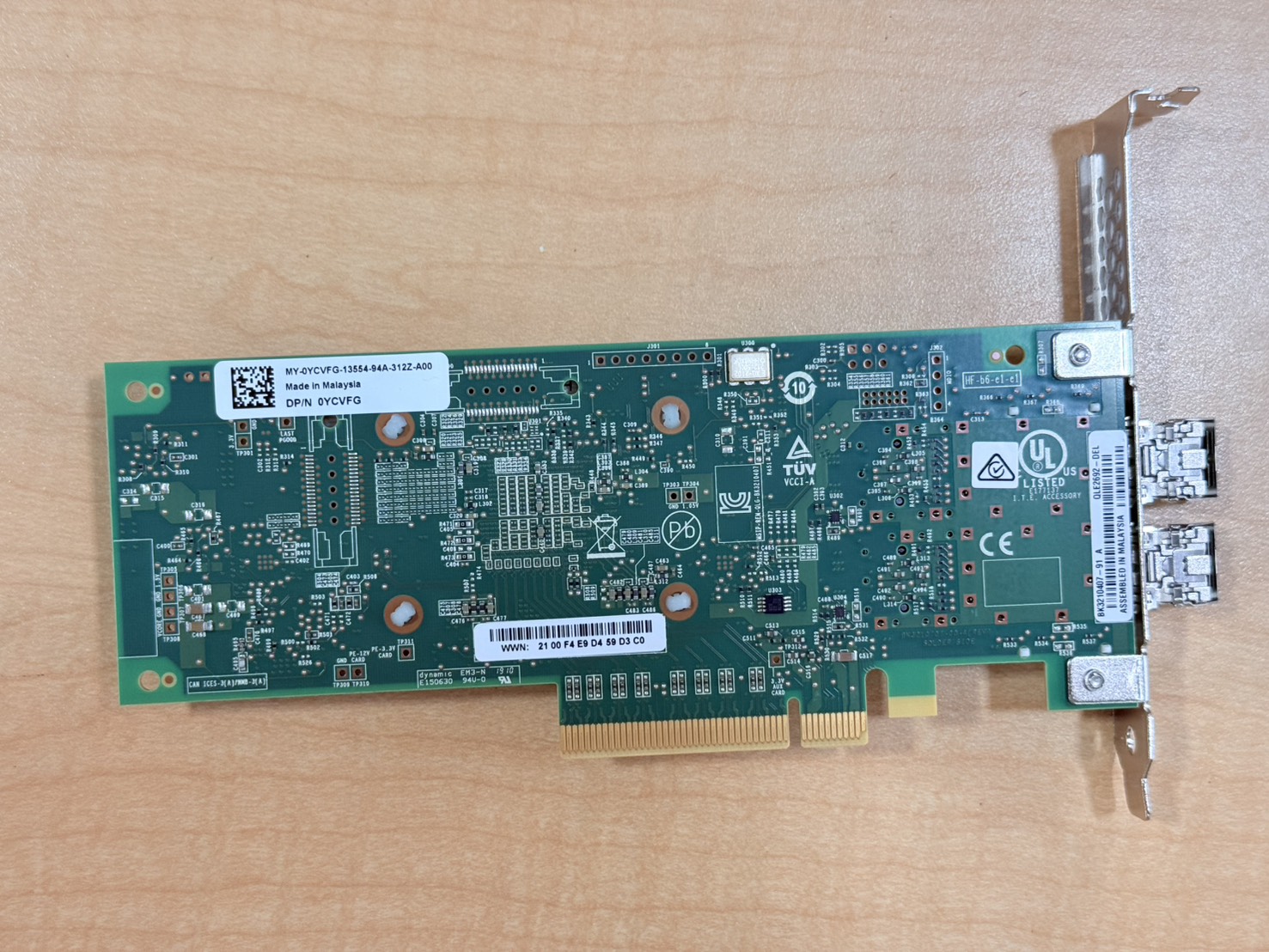ขาย Dell QLogic QLE2692 Dual Port 16Gb Fibre Channel HBA รูปที่ 4