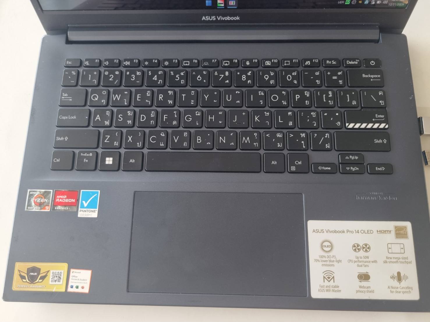 ขาย notebook vivobook amd Ryzen9 5900 Ram 16GB SSD 512GB รูปที่ 12