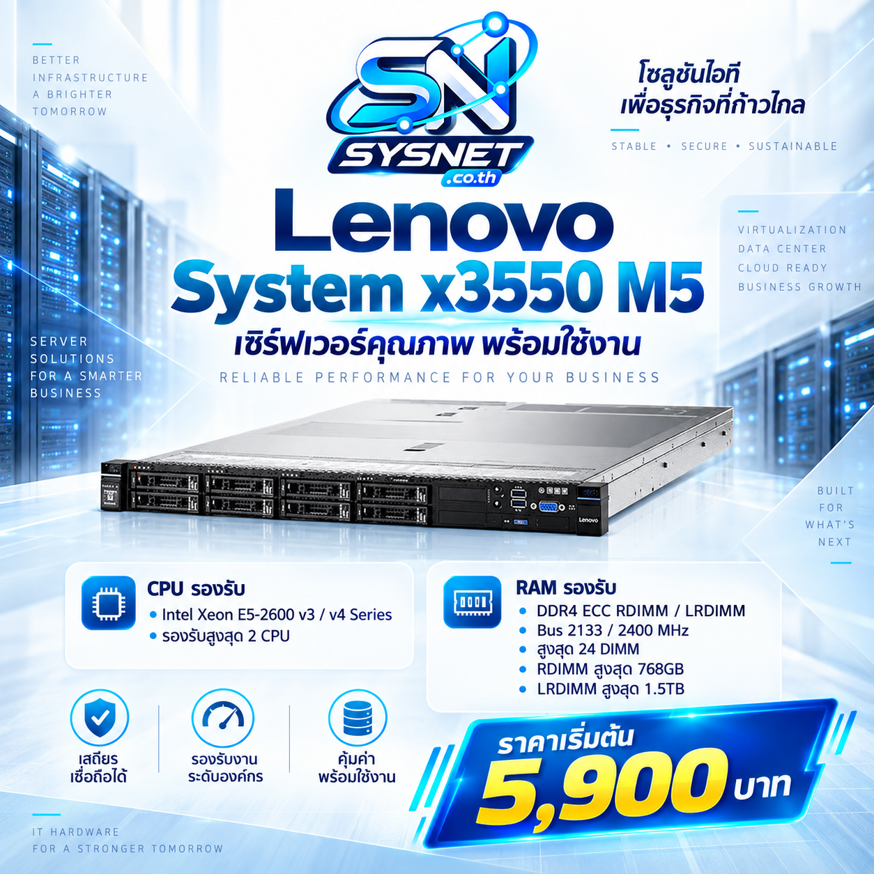 lenovo system x3550 m5