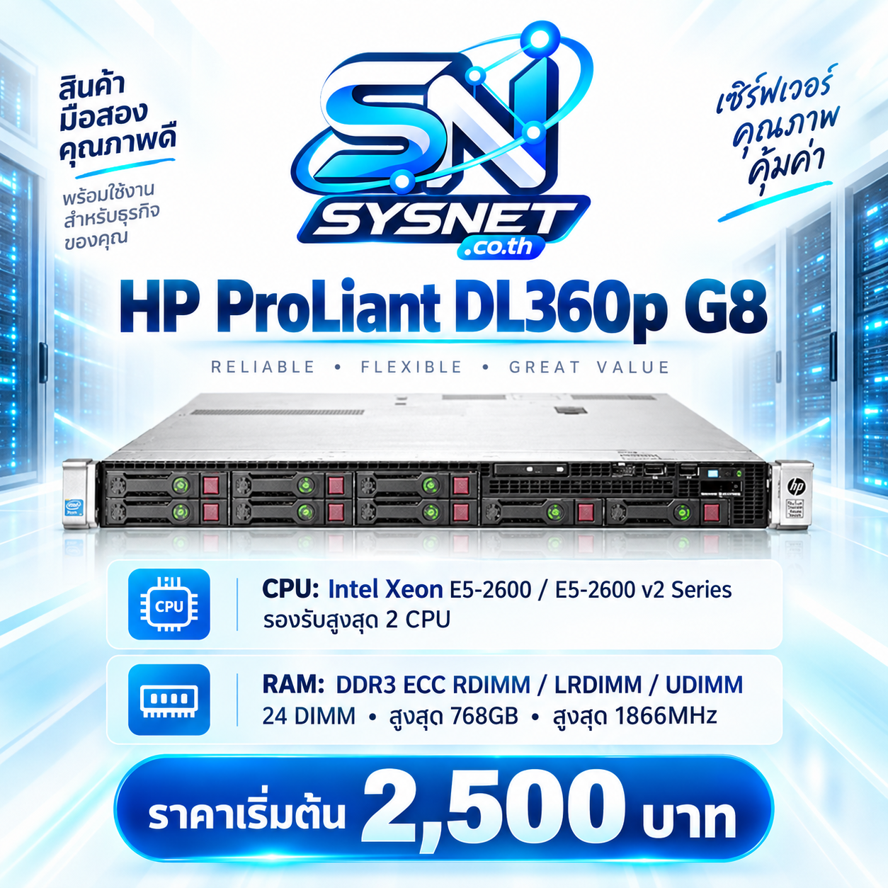HP Proliant DL360p G8